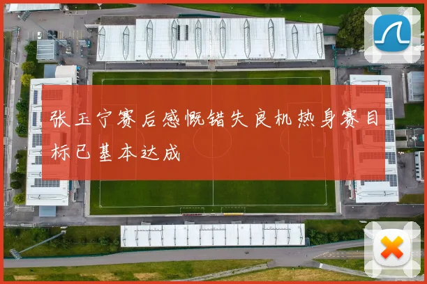 张玉宁赛后感慨错失良机热身赛目标已基本达成